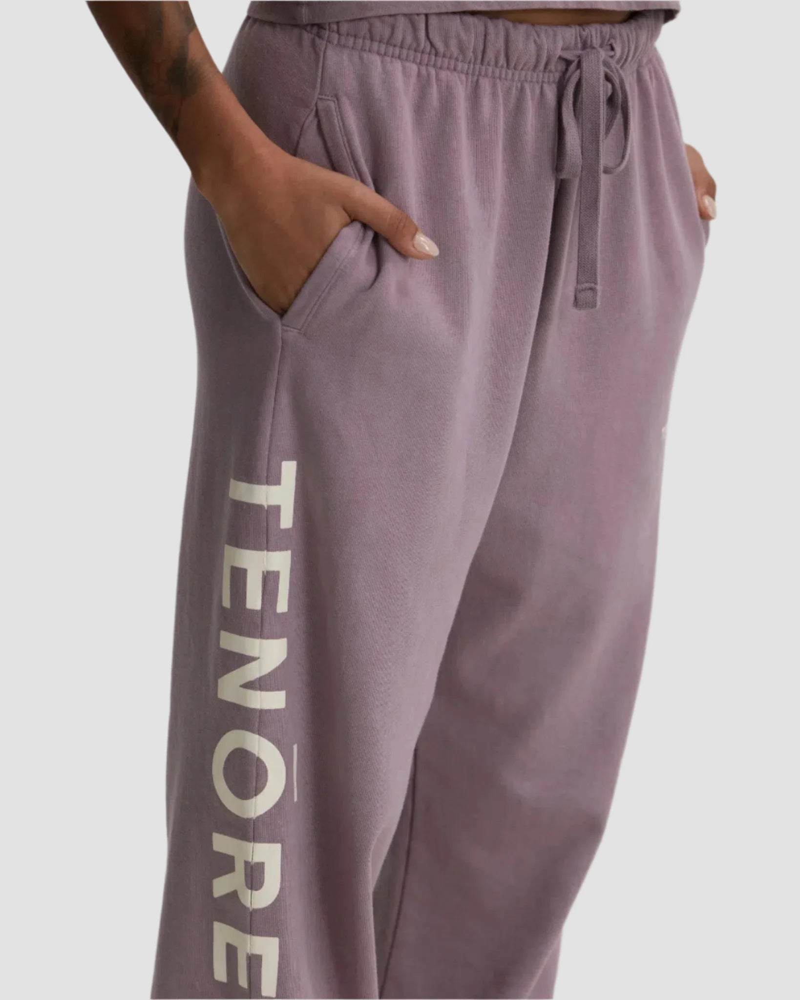Logo Fleece Sweatpant-TENORE