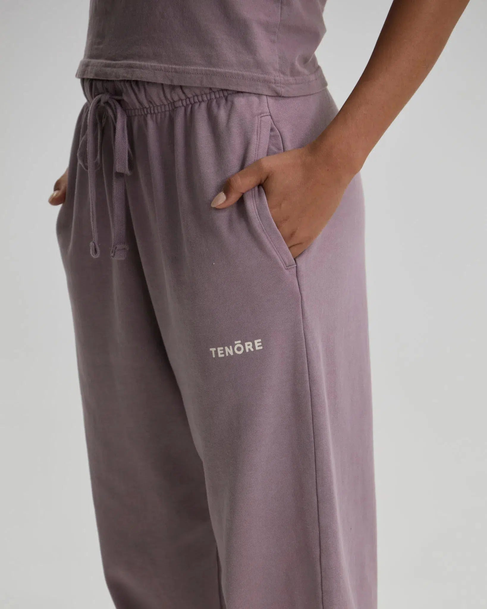 Logo Fleece Sweatpant-TENORE