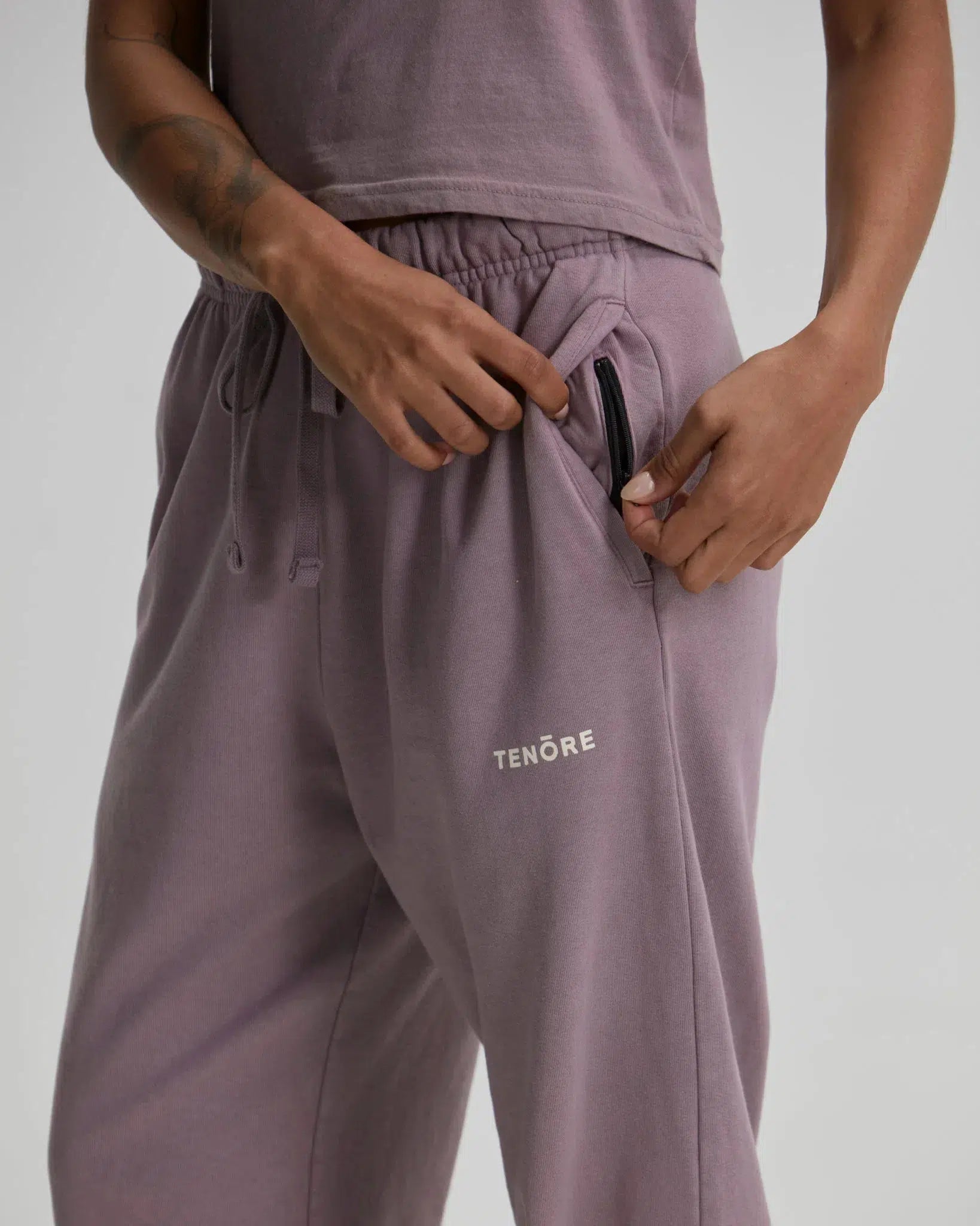 Logo Fleece Sweatpant-TENORE