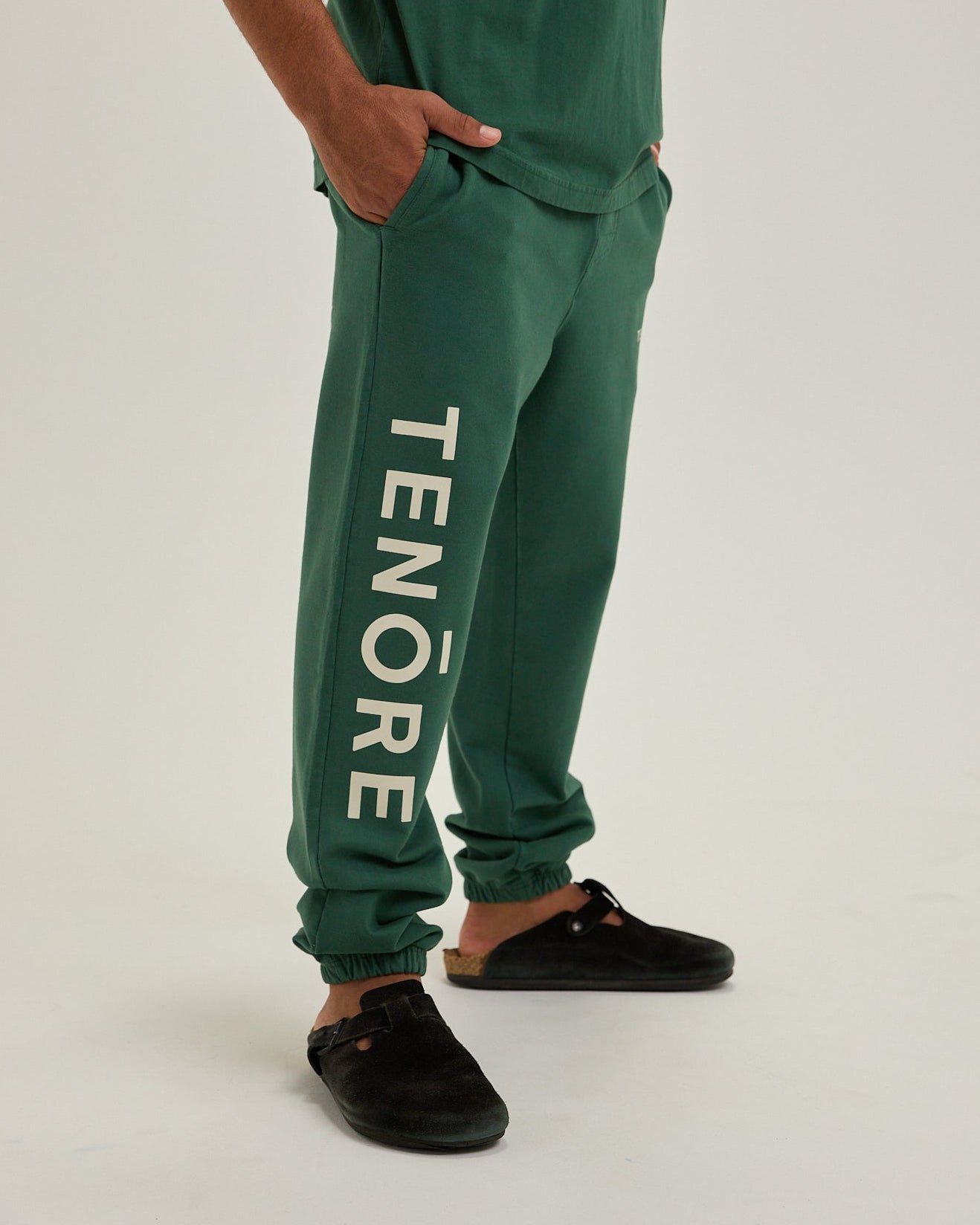 Logo Fleece Sweatpant-TENORE