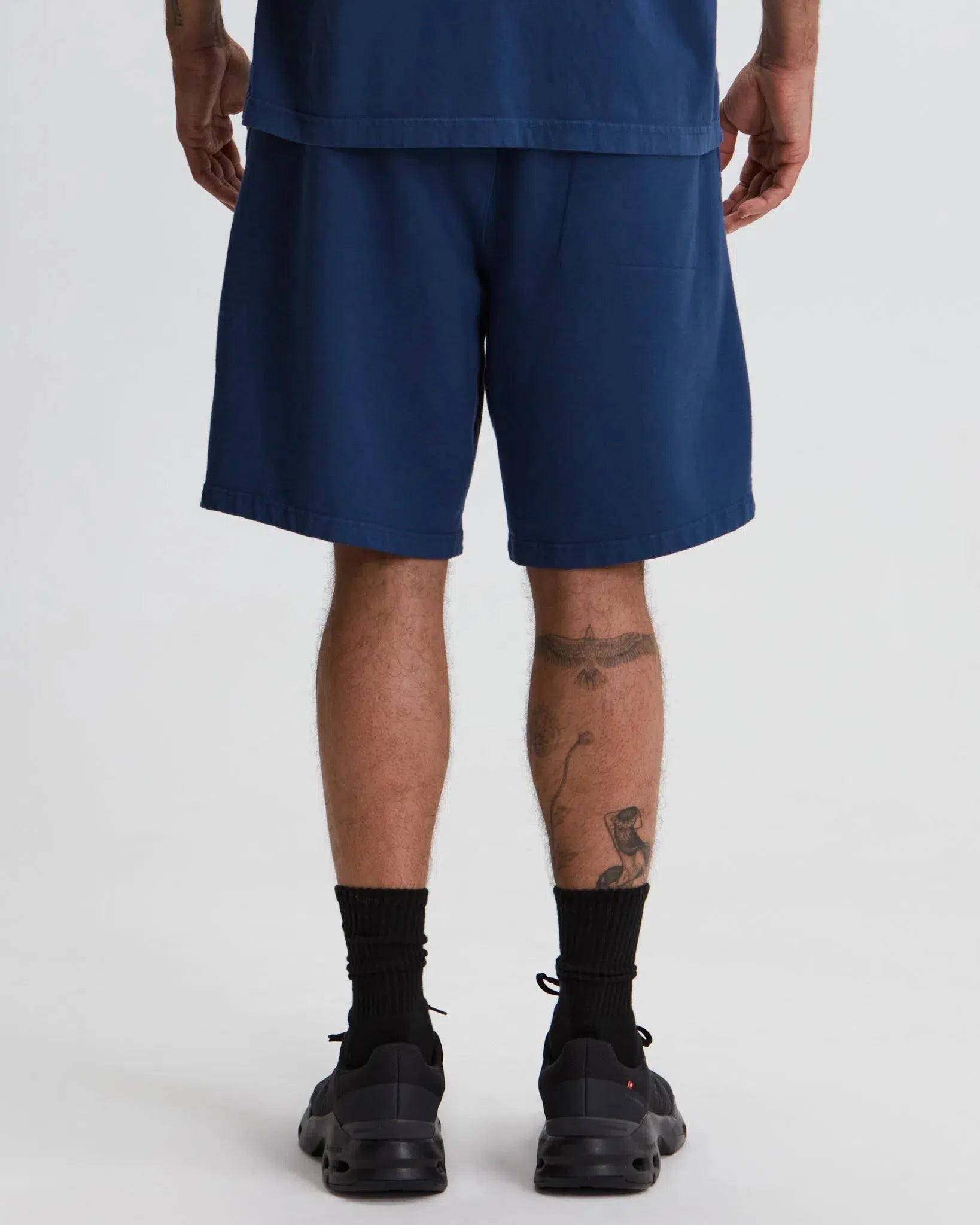 Logo Fleece Sweatshort-TENORE