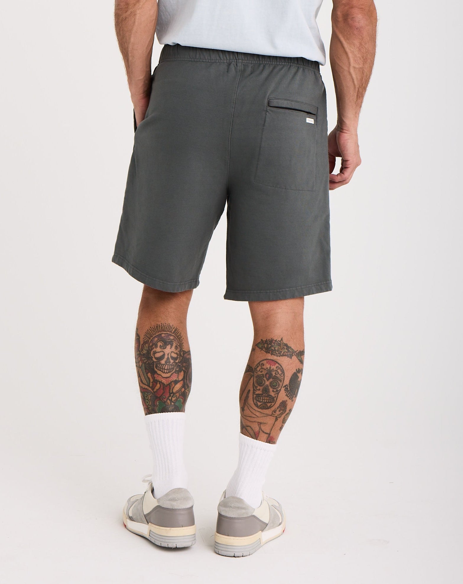 Logo Fleece Sweatshort-TENORE