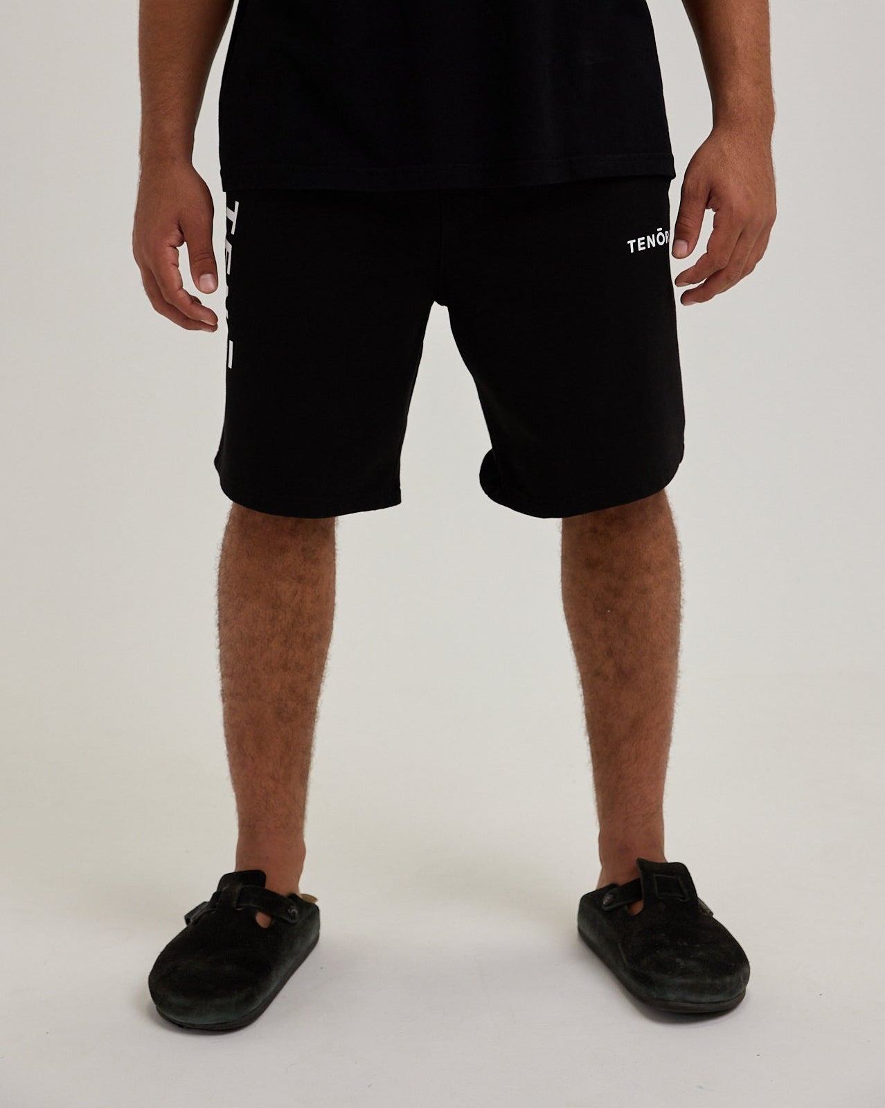 Logo Fleece Sweatshort-TENORE