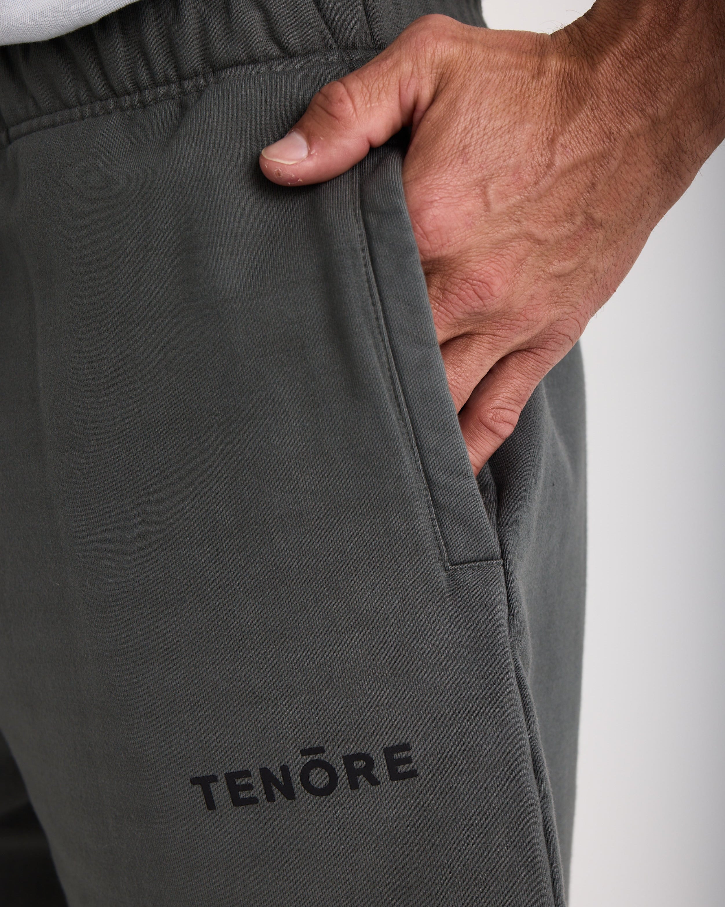 Logo Fleece Sweatshort-TENORE