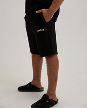 Logo Fleece Sweatshort-TENORE