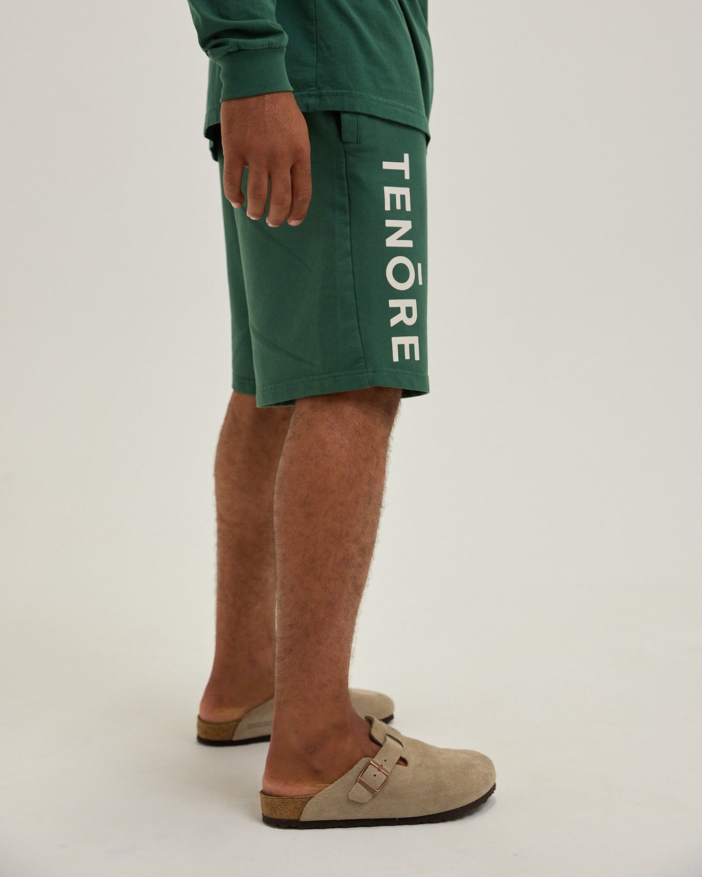 Logo Fleece Sweatshort-TENORE