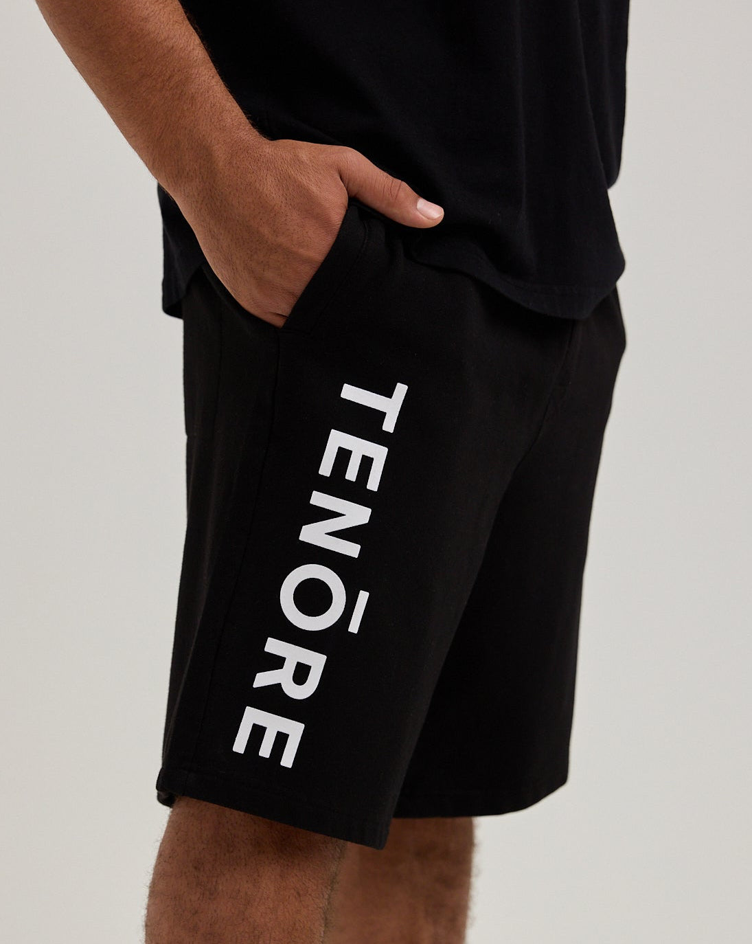 Logo Fleece Sweatshort-TENORE
