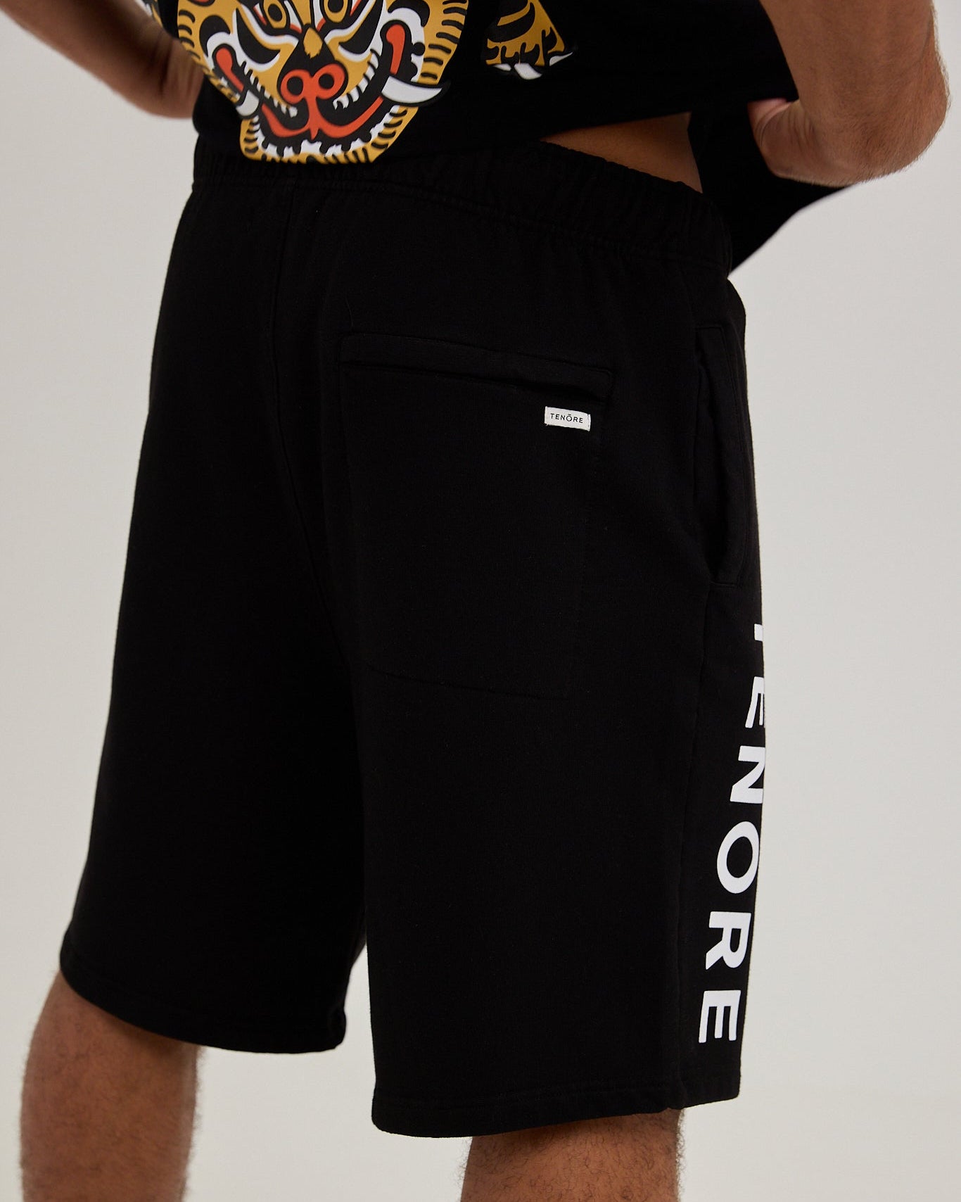 Logo Fleece Sweatshort-TENORE