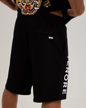 Logo Fleece Sweatshort-TENORE