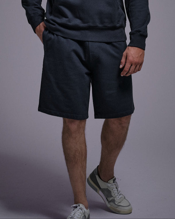 Logo Fleece Sweatshort-TENORE