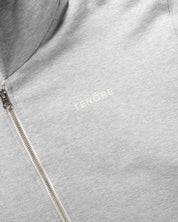 Logo Fleece Zip Hoodie-TENORE