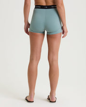Logo High Waist Short-TENORE