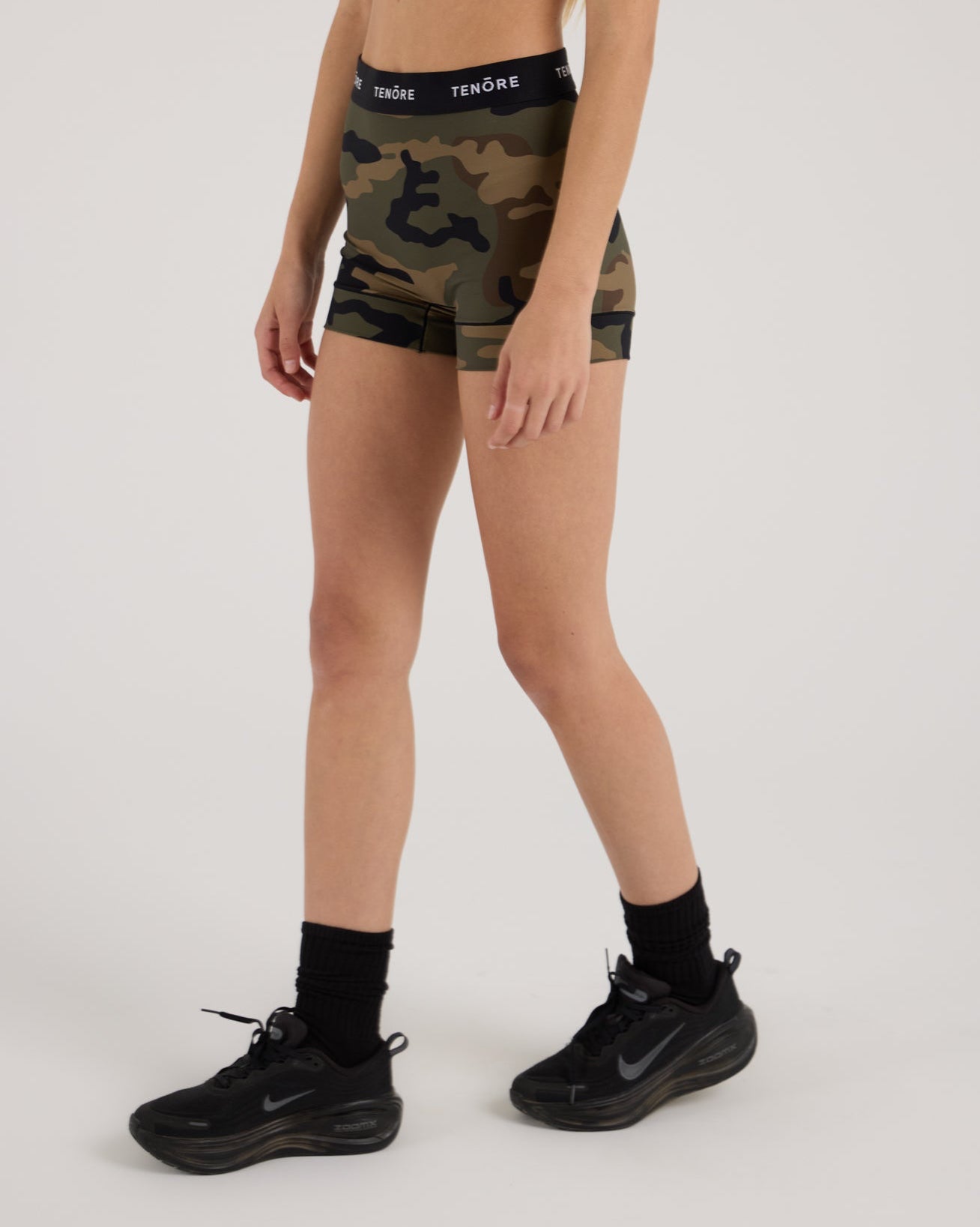 Logo High Waist Short-TENORE