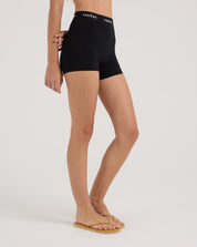 Logo High Waist Short-TENORE