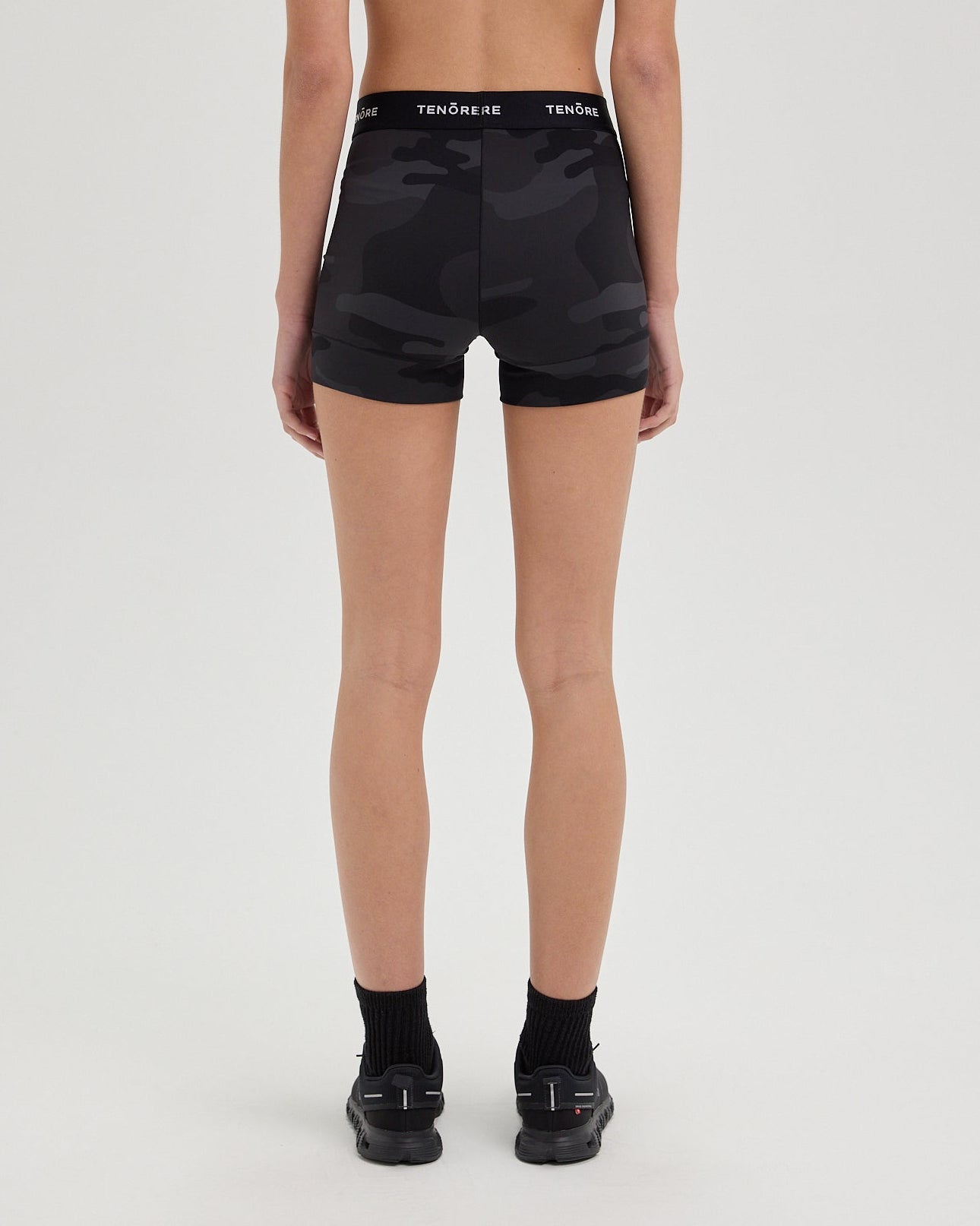 Logo High Waist Short-TENORE