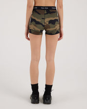 Logo High Waist Short-TENORE