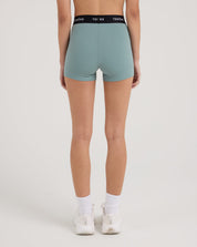 Logo High Waist Short-TENORE