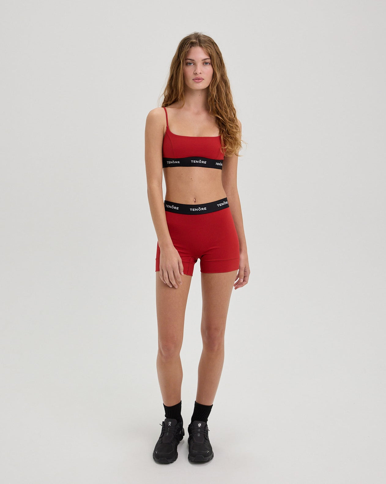 Logo High Waist Short-TENORE