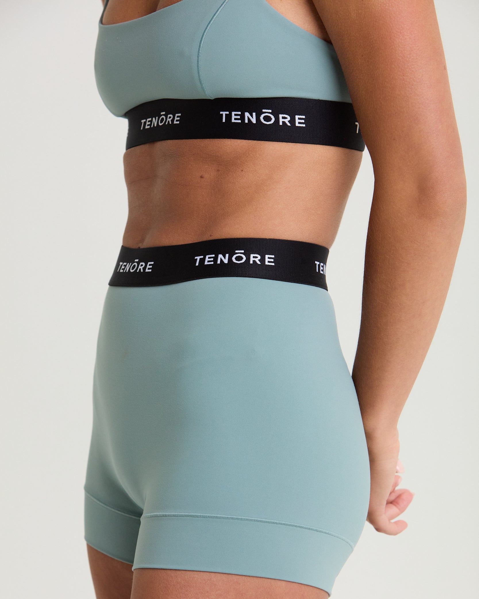 Logo High Waist Short-TENORE