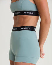Logo High Waist Short-TENORE