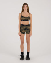 Logo High Waist Short-TENORE