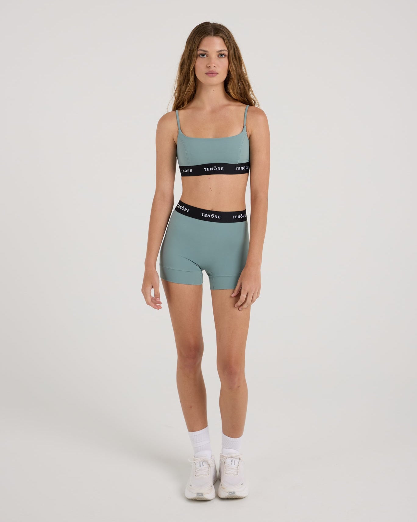 Logo High Waist Short-TENORE