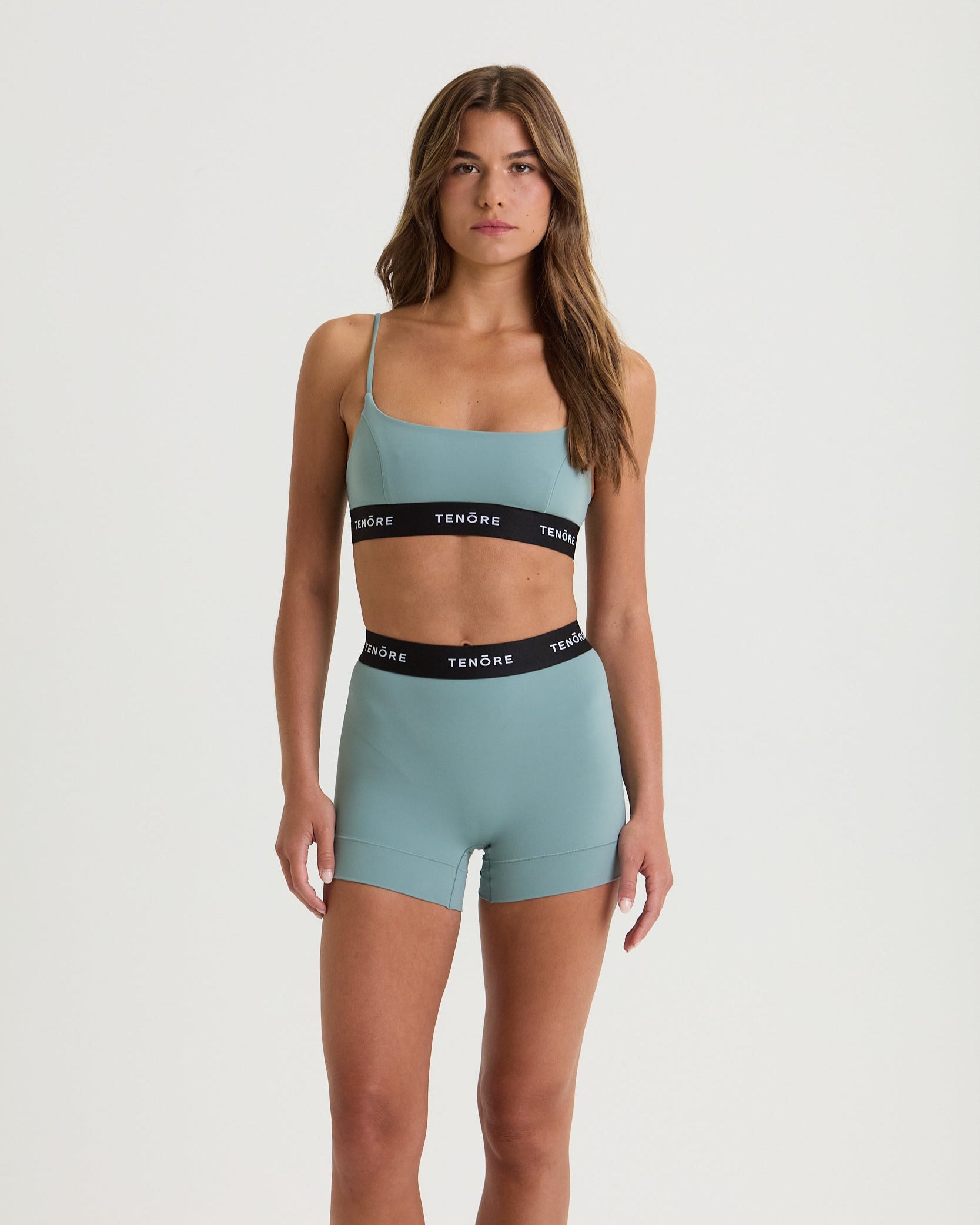 Logo High Waist Short-TENORE