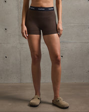 Logo High Waist Short-TENORE