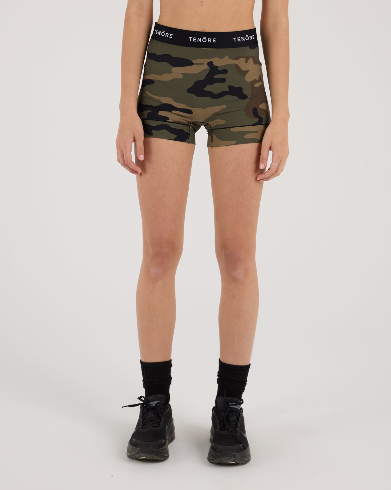 Logo High Waist Short-TENORE