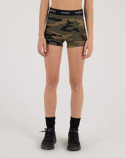 Logo High Waist Short-TENORE