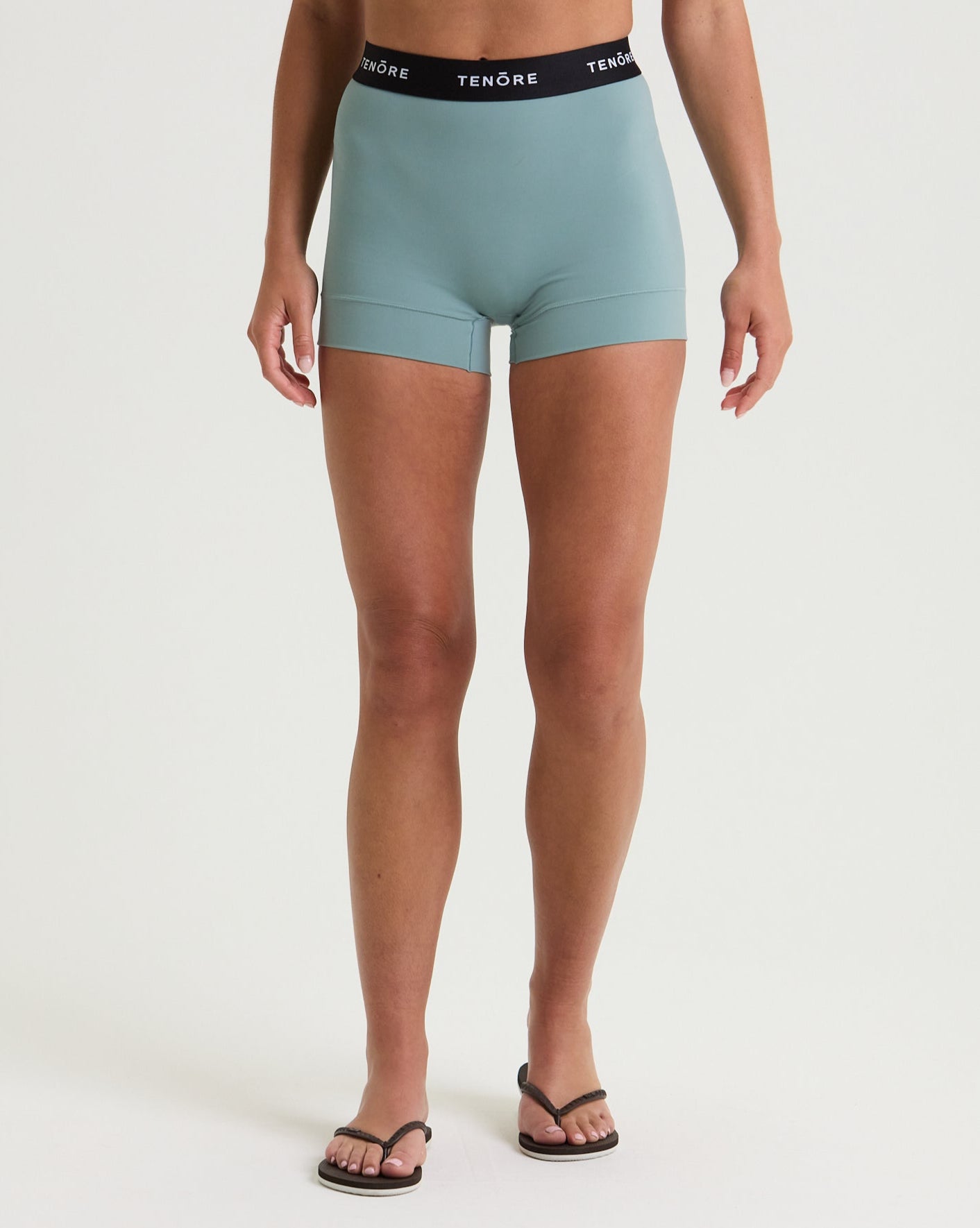 Logo High Waist Short-TENORE