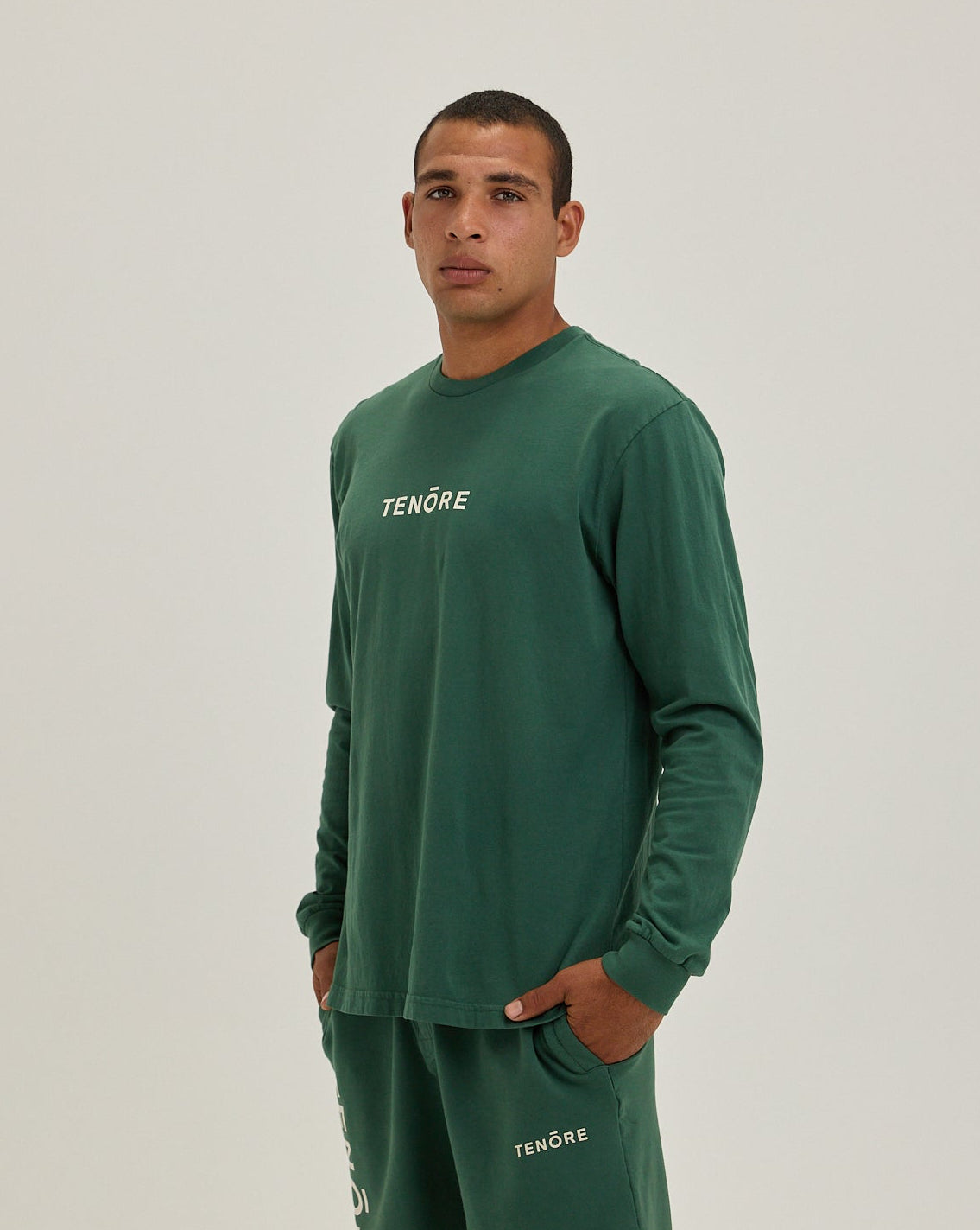 Logo Long Sleeve Tee-TENORE