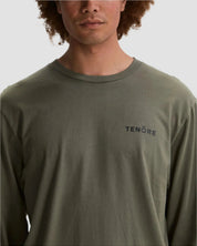 Left Chest Long Sleeve Tee-TENORE