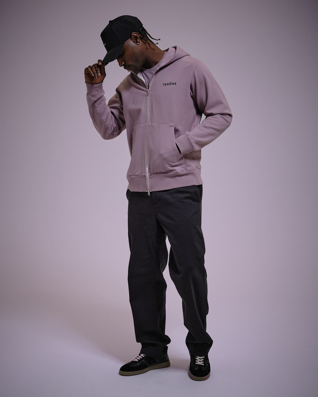 Logo Zip Fleece-TENORE