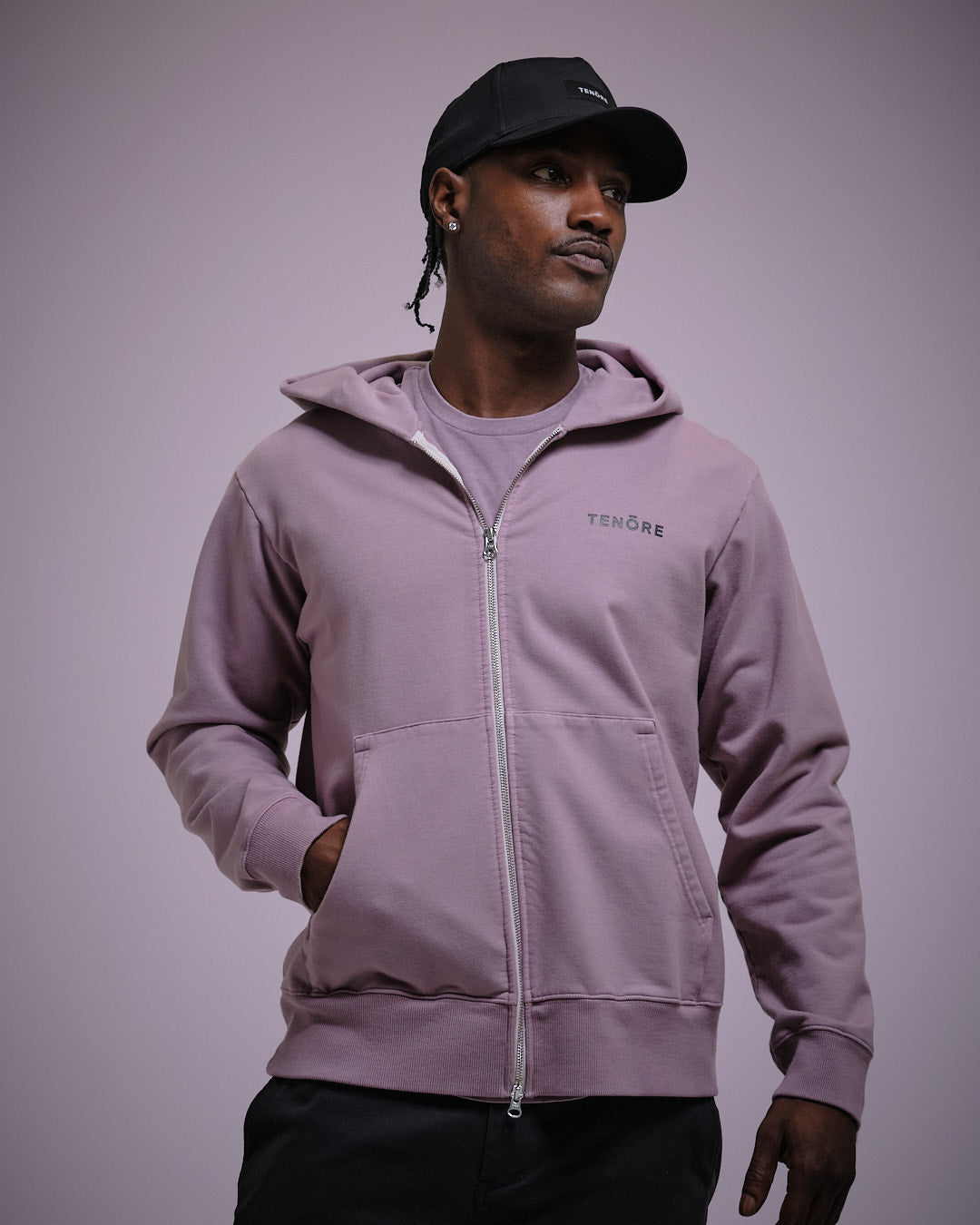 Logo Zip Fleece-TENORE