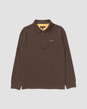Long Sleeve 3 Button Rugby Polo-TENORE