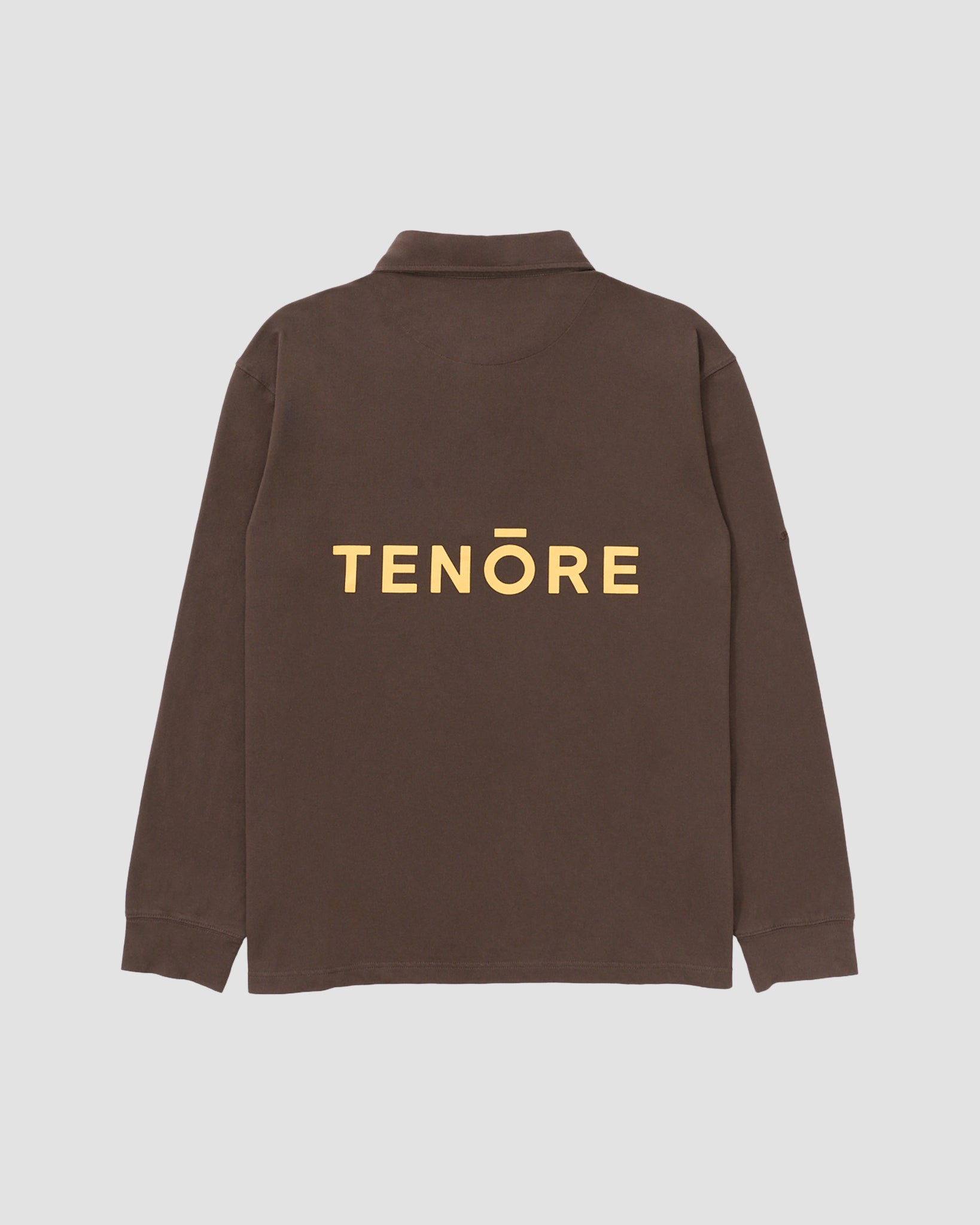 Long Sleeve 3 Button Rugby Polo-TENORE