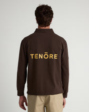 Long Sleeve 3 Button Rugby Polo-TENORE