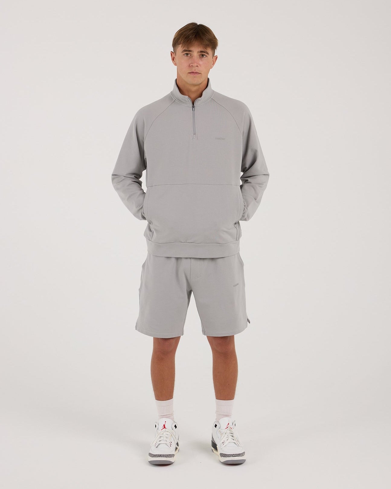 Modal Terry 1/4 Zip-TENORE