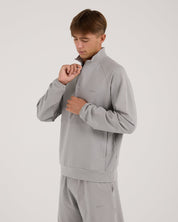 Modal Terry 1/4 Zip-TENORE