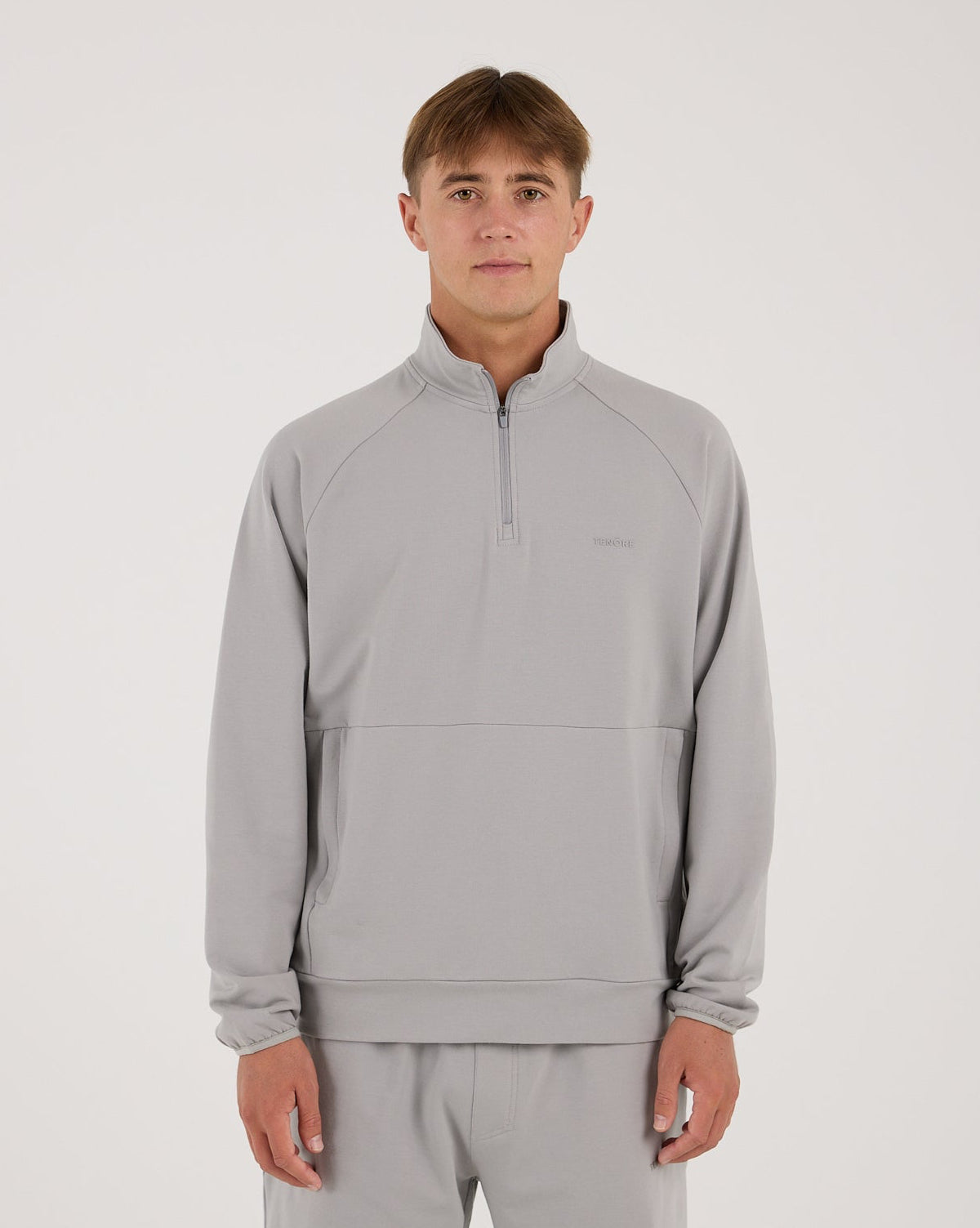 Modal Terry 1/4 Zip-TENORE