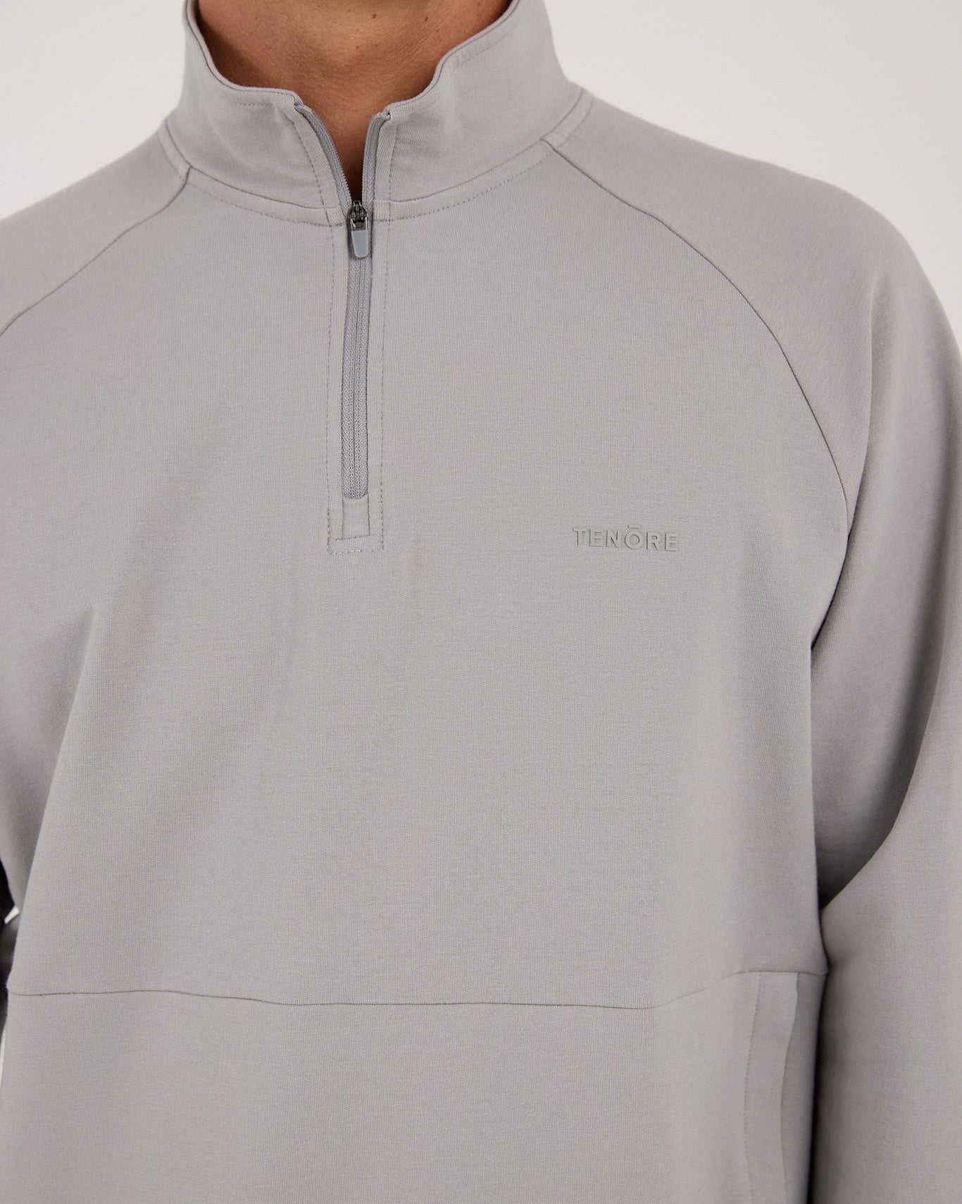 Modal Terry 1/4 Zip-TENORE