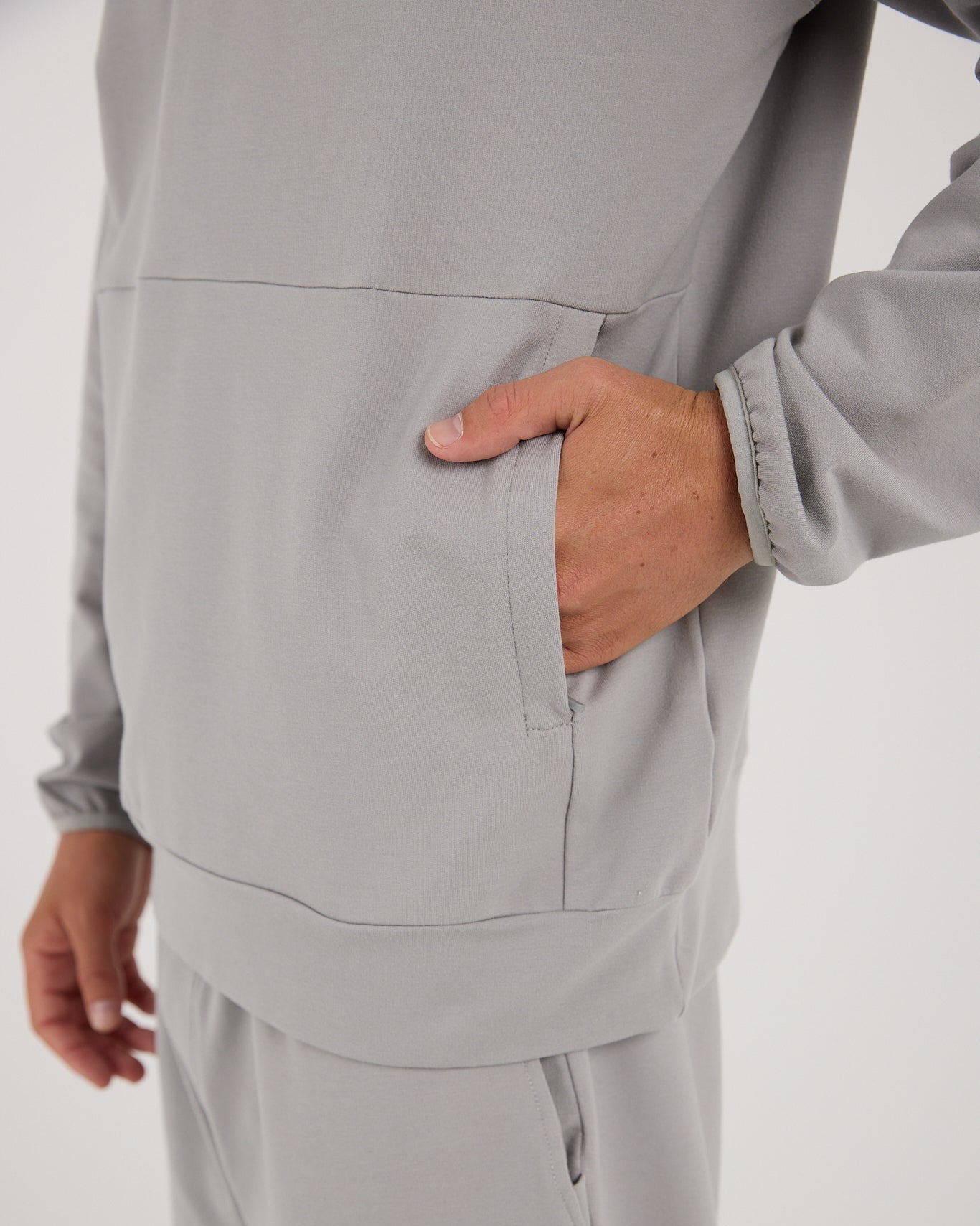 Modal Terry 1/4 Zip-TENORE