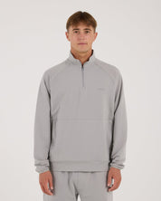 Modal Terry 1/4 Zip-TENORE