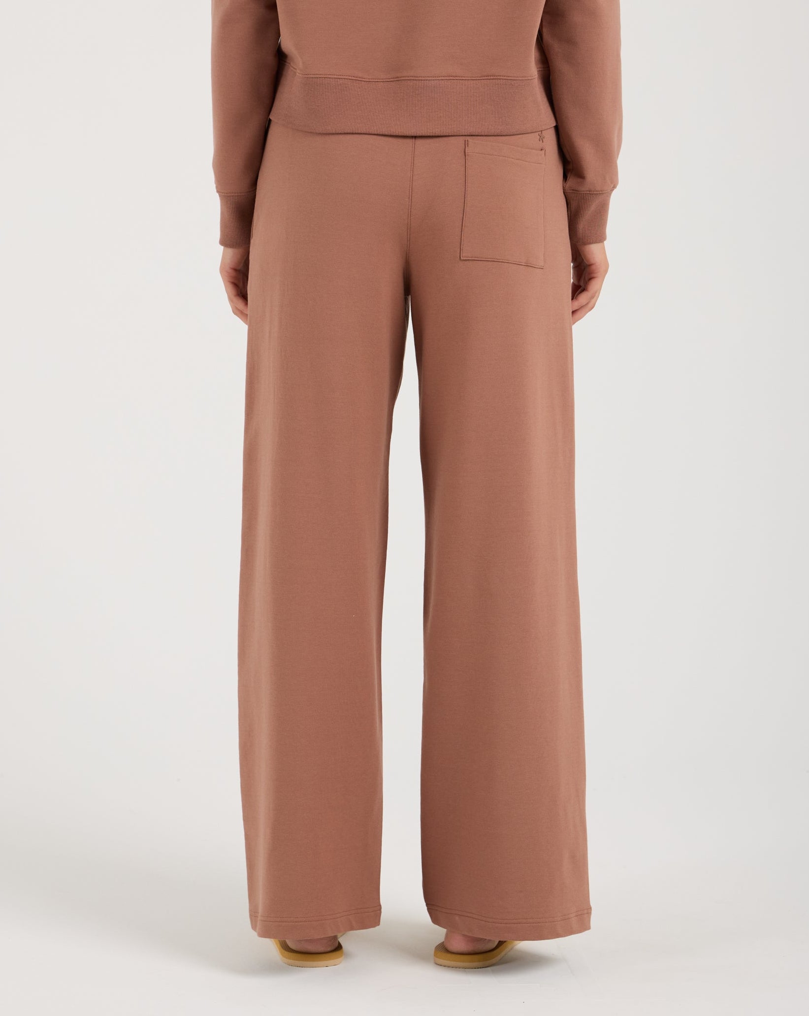 Modal Terry Open Leg Sweatpant-TENORE