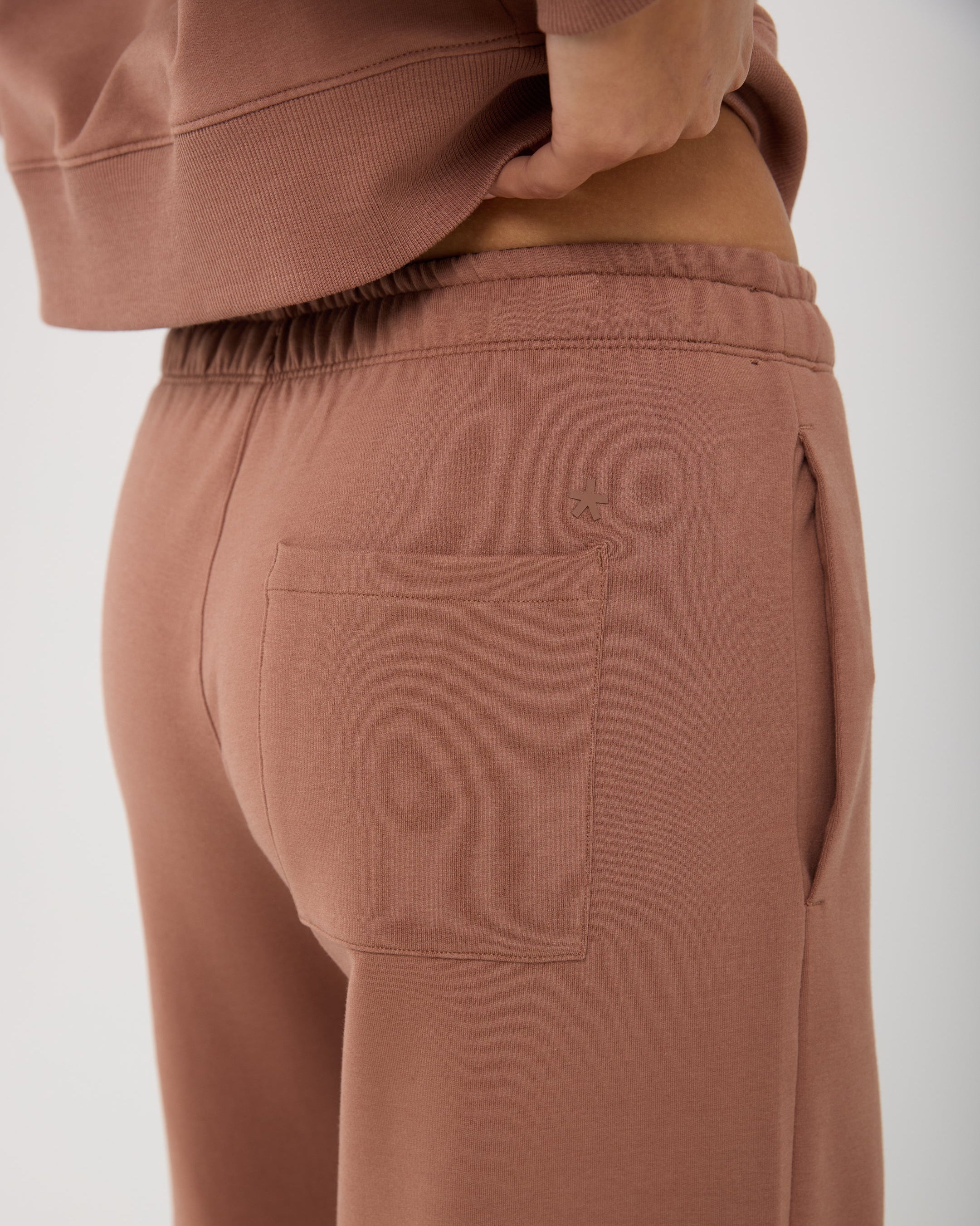 Modal Terry Open Leg Sweatpant-TENORE