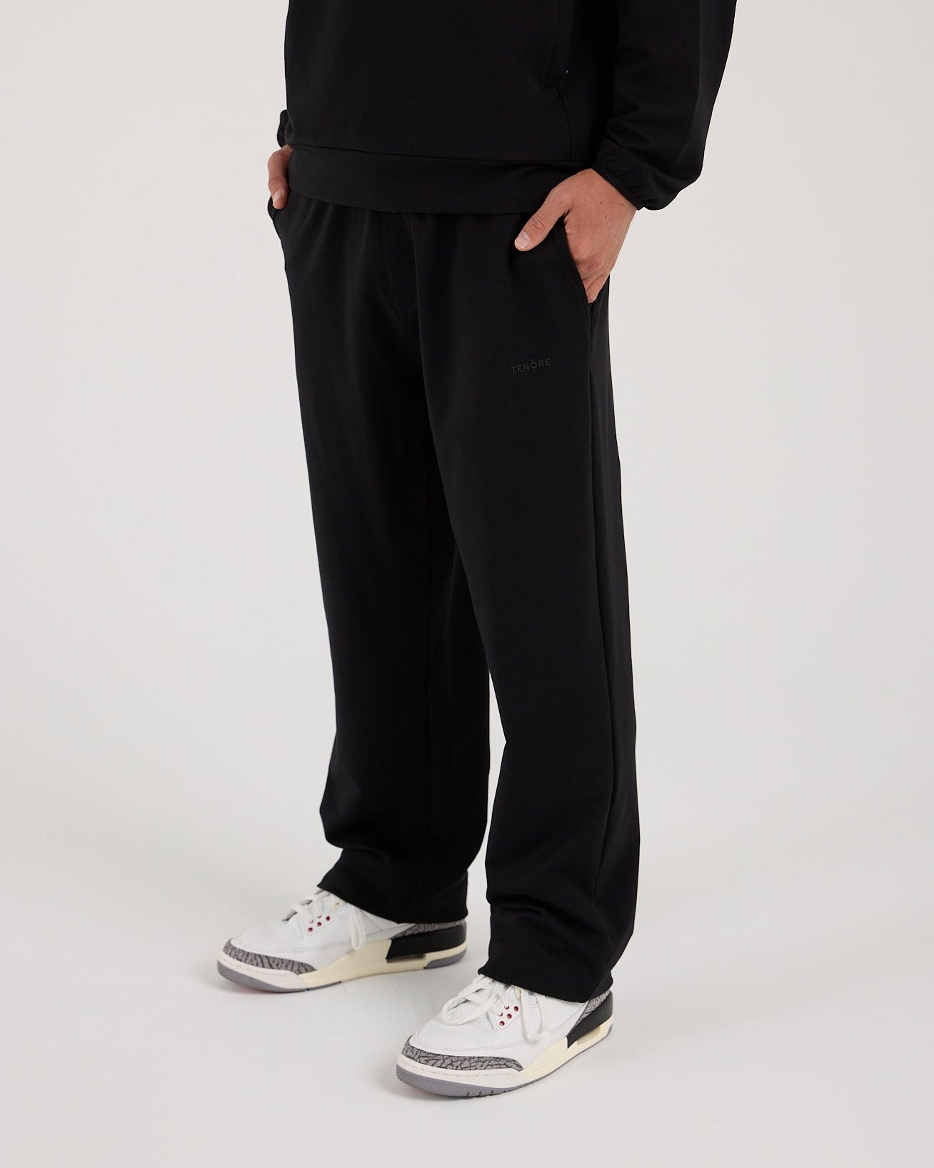 Modal Terry Open Leg Sweatpant-TENORE