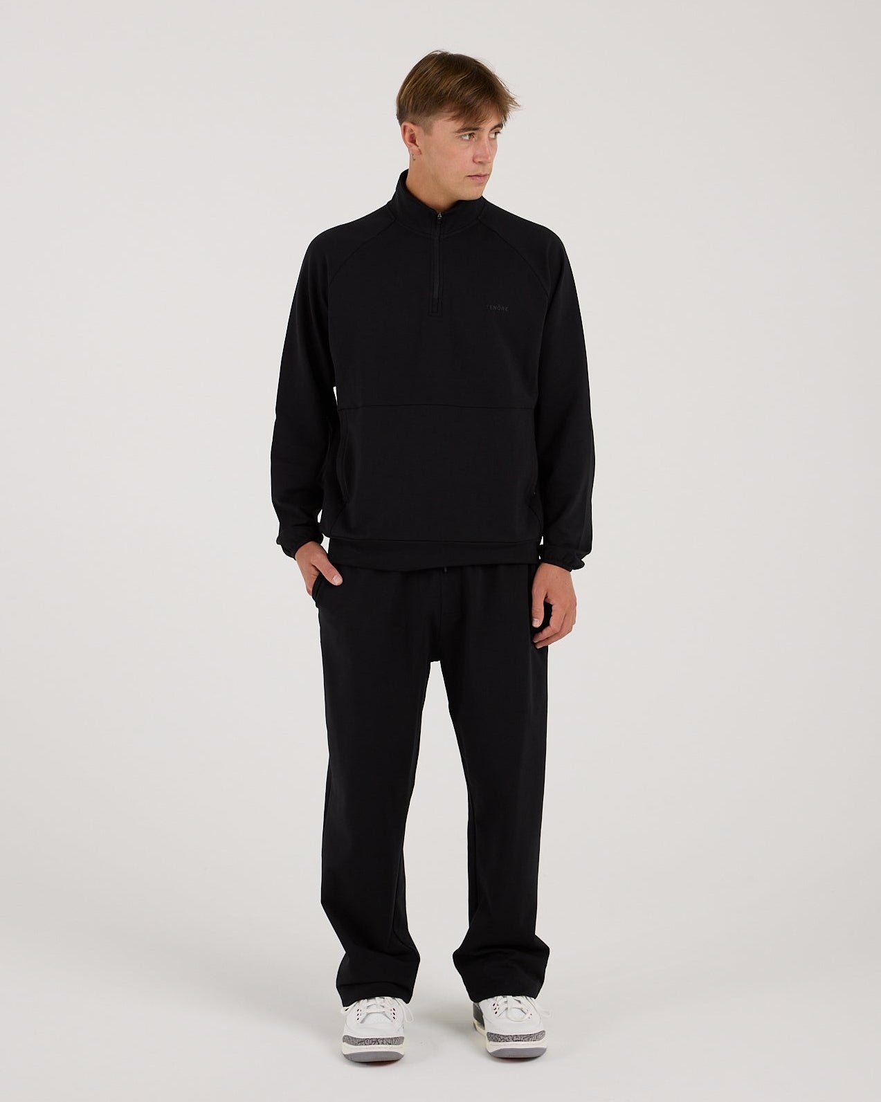 Modal Terry Open Leg Sweatpant-TENORE