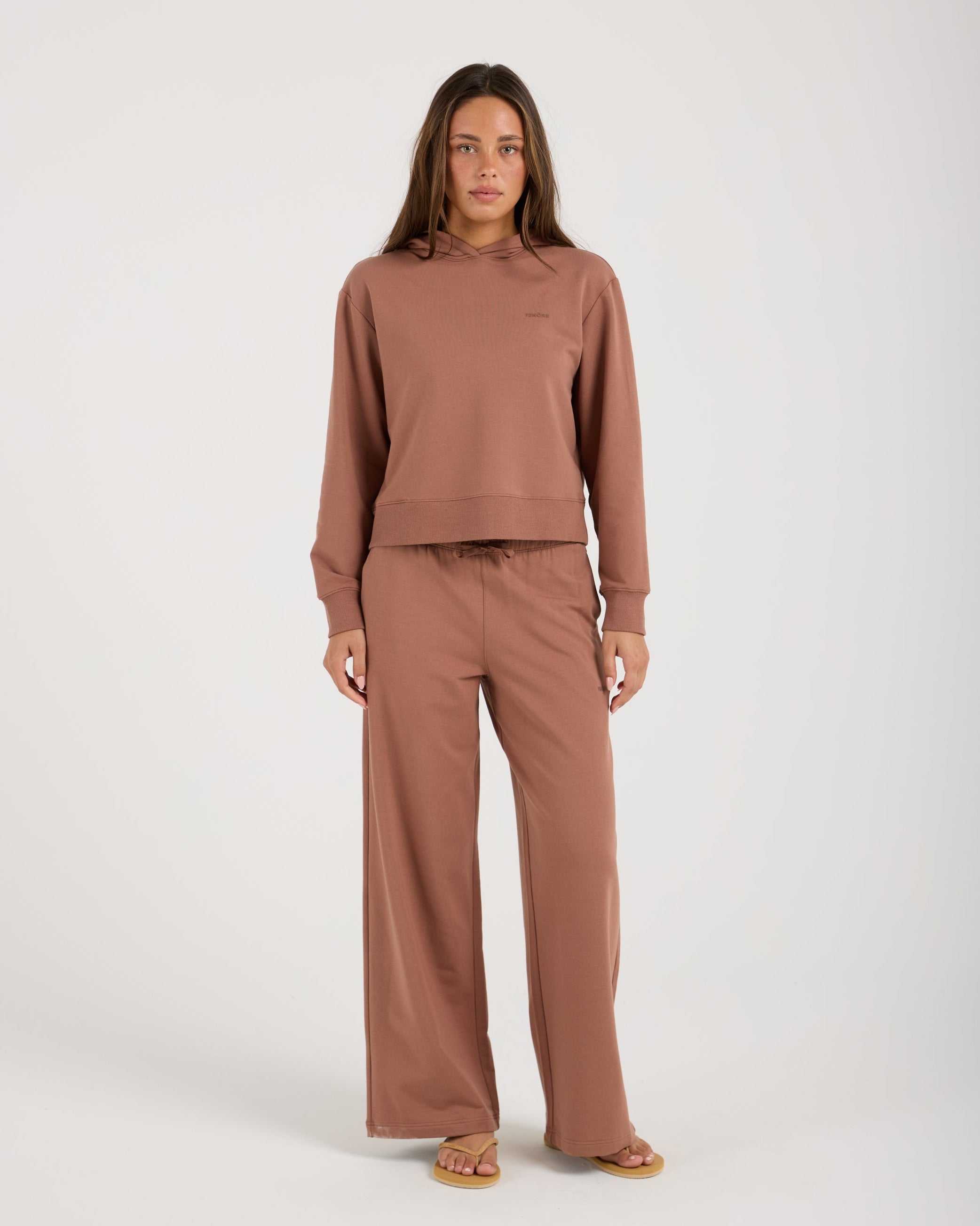 Modal Terry Open Leg Sweatpant-TENORE