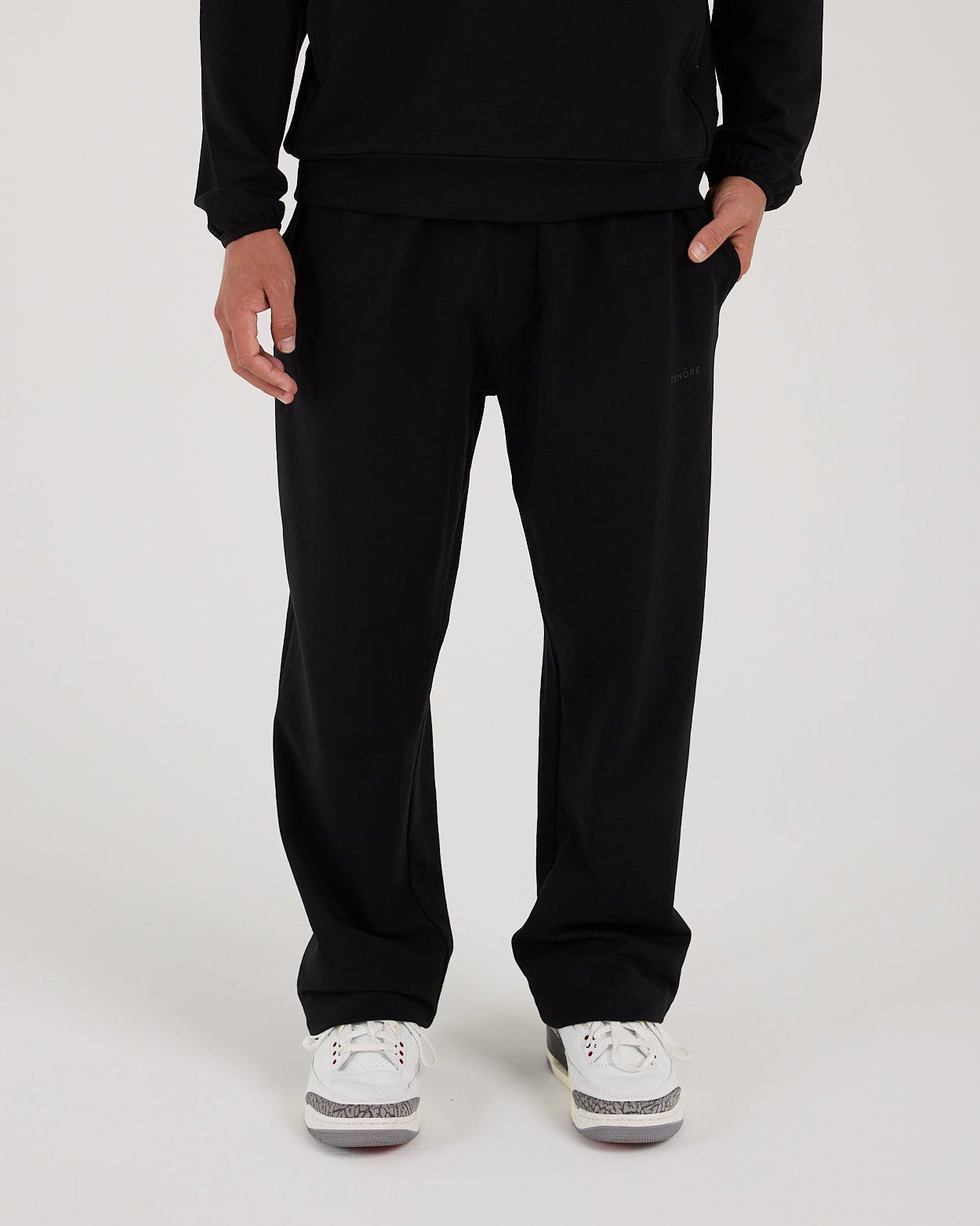 Modal Terry Open Leg Sweatpant-TENORE